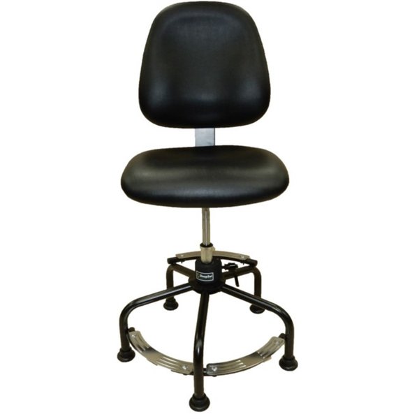 Lds Industries Big & Tall Workbench Chair Ind. Vinyl 400 lb. Capacity 1010573